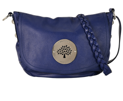 Daria Satchel, Leather, Blue, 1958847, 2*